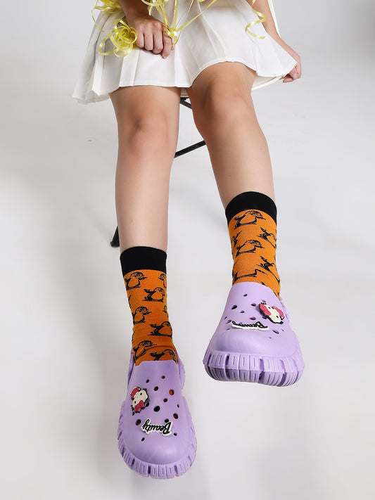 Penguin Puffin Purple