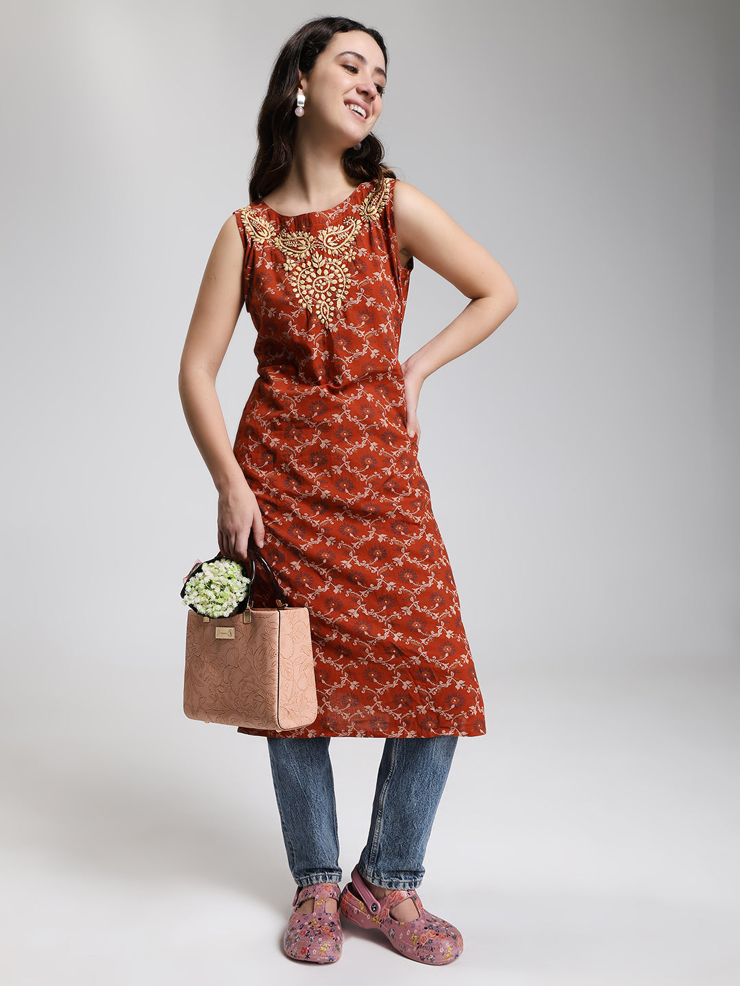 Penguin Floral Cerise