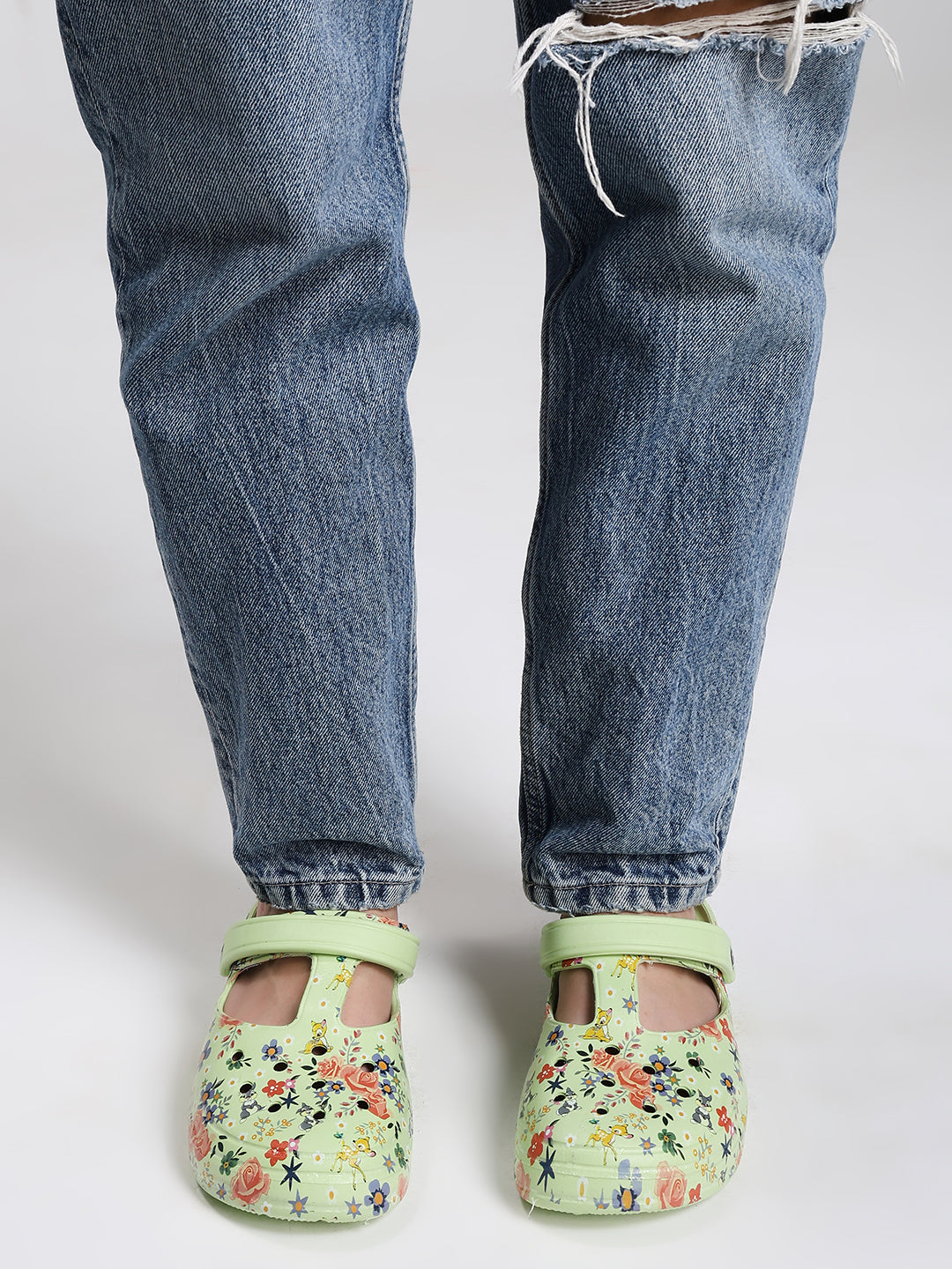 Penguin Floral Green