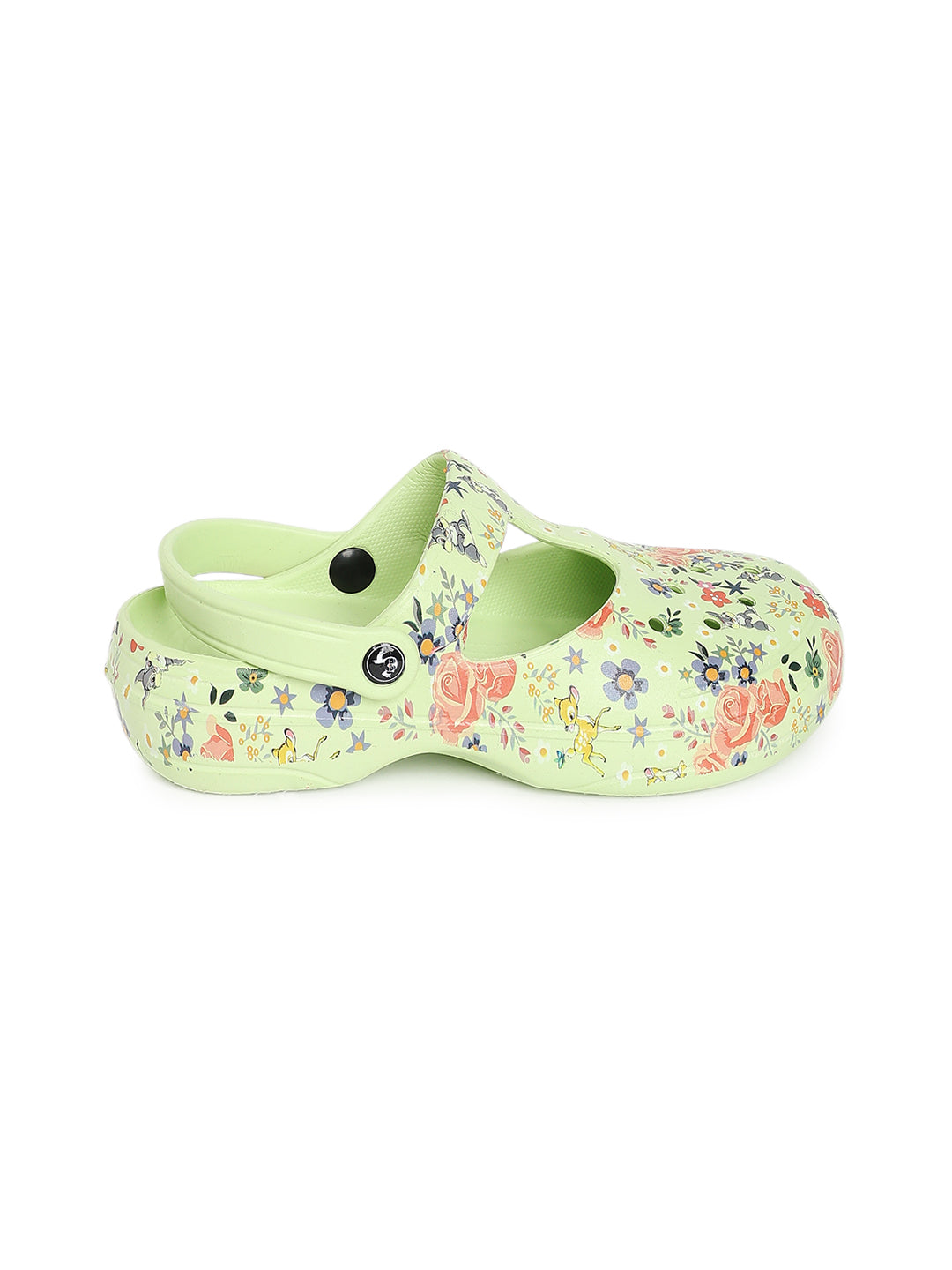 Penguin Floral Green