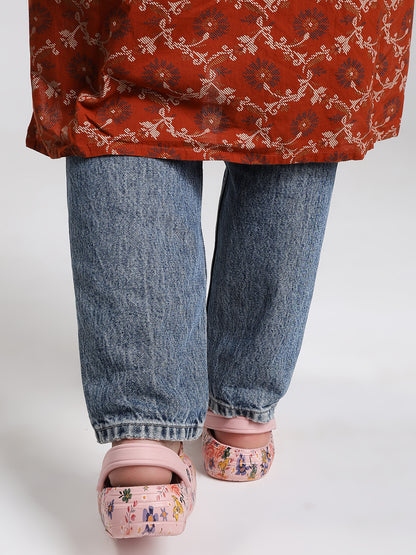Penguin Floral Pink