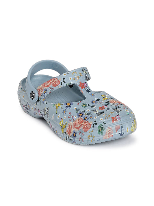 Penguin Floral Blue