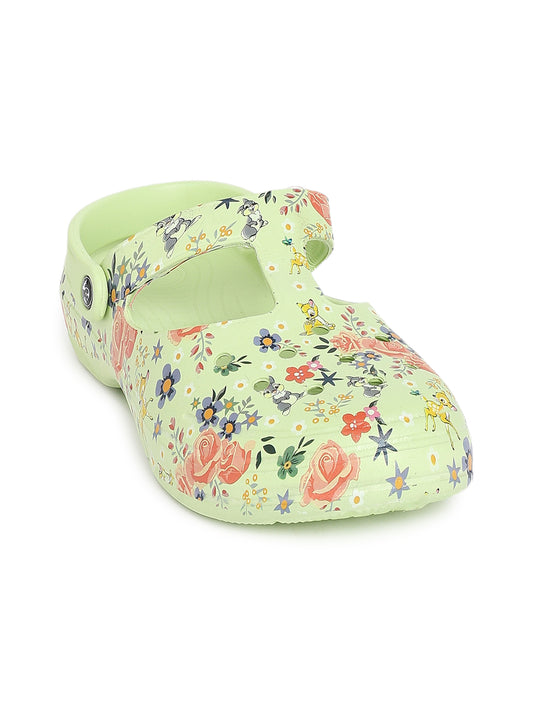 Penguin Floral Green